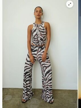 LNA Safari Ribbed Set NWT - Tank top and Bottom in Size Small